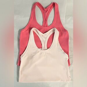 LULULEMON COOL RACERBACK II NULU TANK TOPS - BUNDLE OF TWO